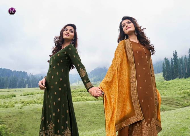 Kala Print 2 Viscose Pashmina Designer Salwar Suits